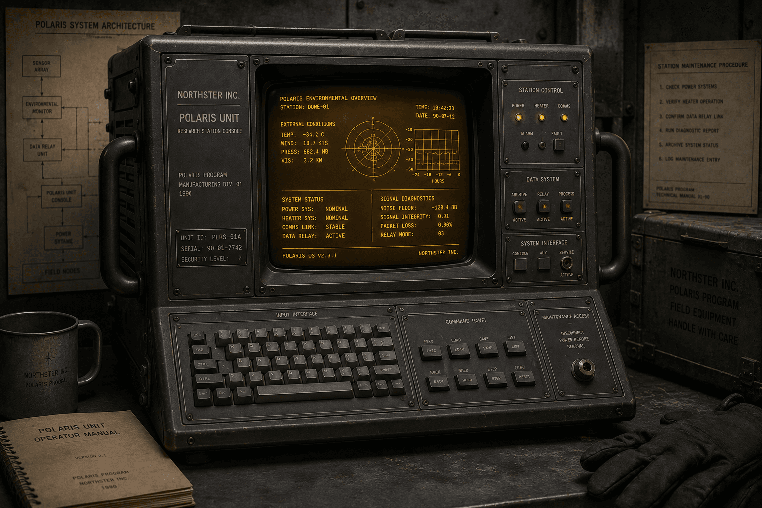 POLARIS UNIT — Research Station Console