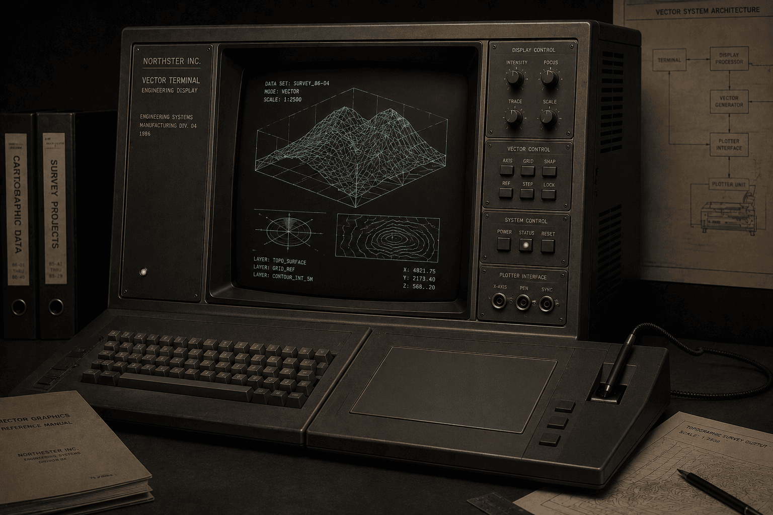 VECTOR TERMINAL — Engineering Display